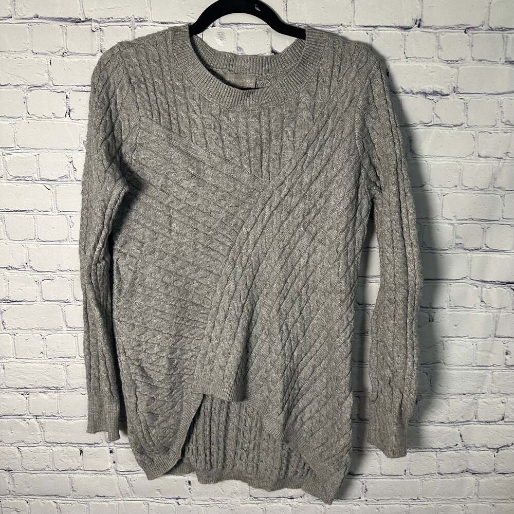 Evolution by Cyrus Aneesa Asymmetric Hem Sweater